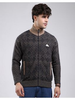 Monte Carlo - Men Wool Blend High Neck Jacket