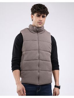 Monte Carlo - Men Wool Blend High Neck Jacket