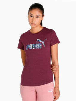 Puma - No. 1 Leopard Logo Womens T-Shirt