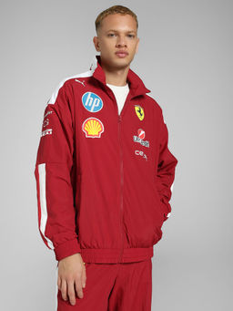 Puma - Scuderia Ferrari Drivers T7 Men Red Oversized Motorsport Jacket
