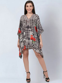 First Resort by Ramola Bachchan - Black Kaftan