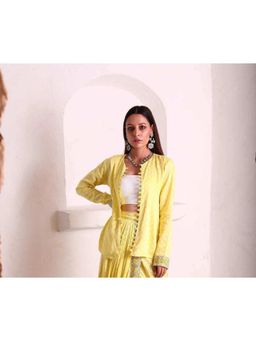 MONK & MEI - Yellow Uff Designer Jacket