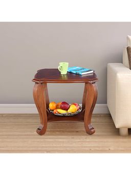 HomeTown - Liana Solidwood Side Table in Brown Colour