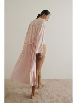 H&M - Women Pink Jersey Dressing Gown