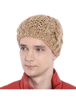 Magic Needles - Brown Acrylic & Resin Beanie