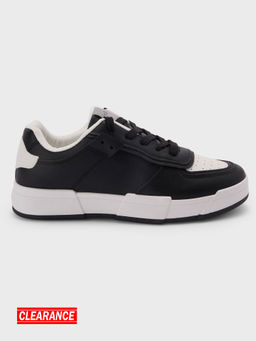 IYKYK by Nykaa Fashion - On-Trend Charcoal Black Sneakers