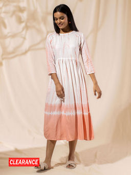 Likha - White Printed Dress