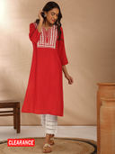 Red color option, Currently selected