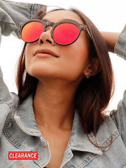 Pipa Bella by Nykaa Fashion - Casual Brown Round Wayfarer Sunglass