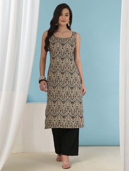 SAK JAIPUR - Women Blue Floral Kurta