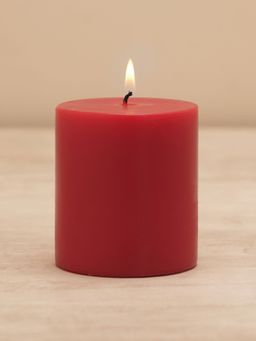 Pure Home + Living - Red Apple Cinnamon Pillar Candle - Medium