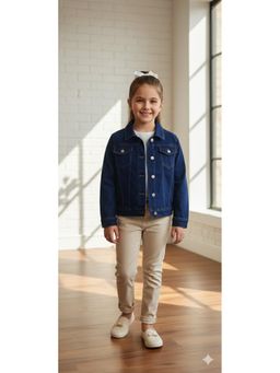 Aarika - Casual Wear Blue Denim Jacket