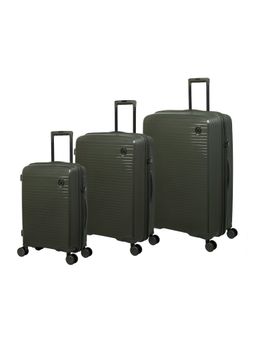 it luggage - Spontaneous Olive Set of 3 28-24-20 Inches Hardsided TSA Luggage Trolley