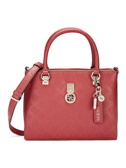 Guess - Maroon Patterned Satchel