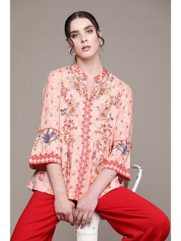 Aarke Ritu Kumar - Peach Printed Tunic