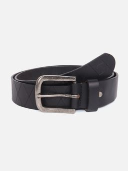 Spykar - Black Genuine Leather Belt