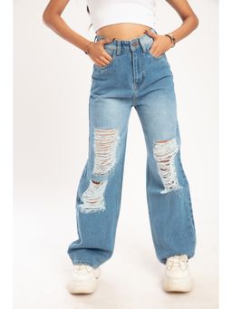 Off Duty India - Off Duty Space Out Distress Boyfriend Jeans