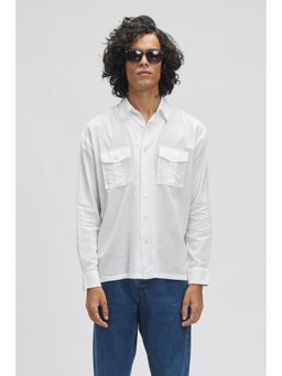 TERRA LUNA - Bellatrix White Casual Shirt