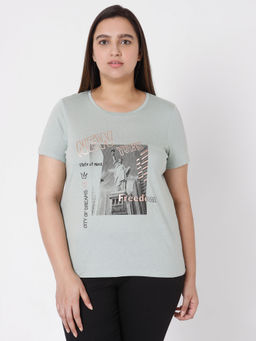 VERO MODA - Women Graphic Casual T-shirt