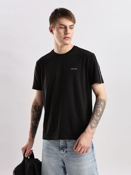 Calvin Klein - Men Black Solid T-Shirt