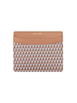 Rare Rabbit - Drac Light Tan Leather Card Holder