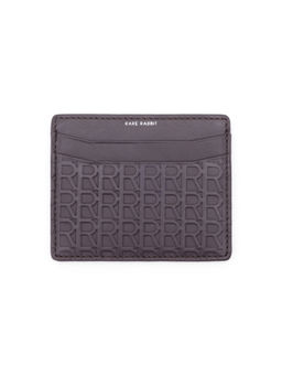 Rare Rabbit - Tella Dark Brown Leather Card Holder