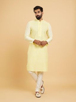 Twamev - Sunshine Symphony Kurta Churidar for Men (Set of 2)