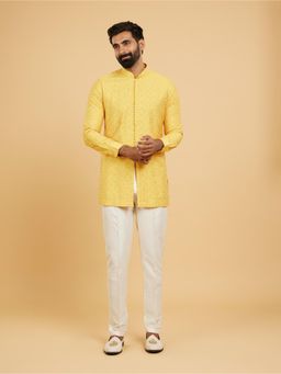Twamev - Mustard Elegance Kurta for Men (Set of 2)