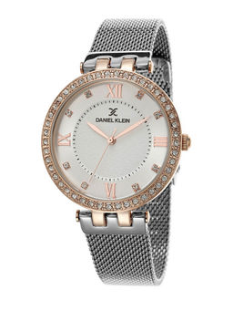 Daniel Klein - Analog Silver Dial Women's Watch-DK.1.12400-4
