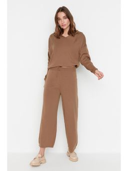 Trendyol - Women's Comfortable Brown Set (Set of 2)