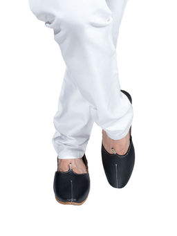 Korakari - Mens Ethnic Royale Elite Jutti Pointed Toe Black