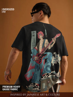 The Souled Store - Ukiyo: Kabuki Rock Men Oversized T-Shirts