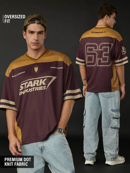 The Souled Store - Official Iron Man: Invincible Men Oversized Jerseys