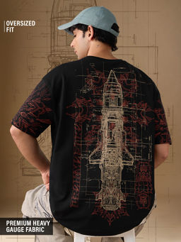 The Souled Store - Freedom: Brahmastra Men Oversized T-Shirts