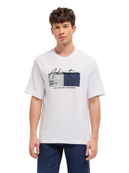 The Bear House - Men White Cotton T-Shirt