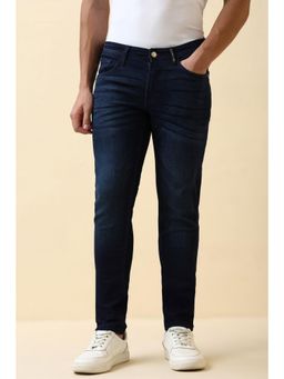 Allen Solly - Men Navy Blue Dark Wash Jeans