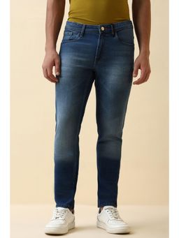 Allen Solly - Men Blue Mid Wash Jeans