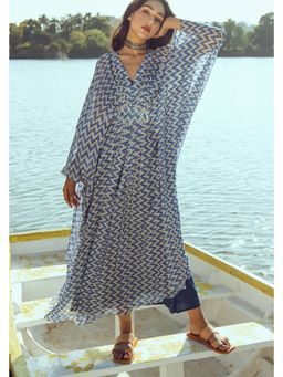 Paulmi & Harsh - Indigo Hazel Kaftan