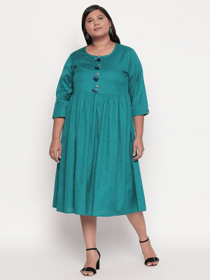 teal dress size 14