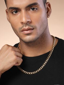 Karatcart - Men Gold Plated Link Chain Necklace
