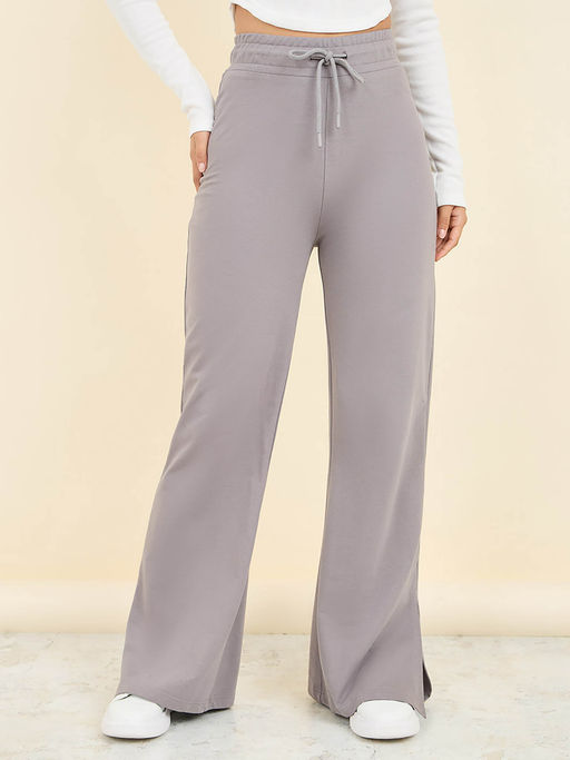 Grey Joggers Tapered Joggers Ladies Buy Styli Women's Grey