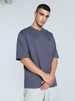 Puma - Men Grey Ess Elevated Boxy T-Shirt