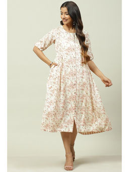 Biba - Natural Flared Dress