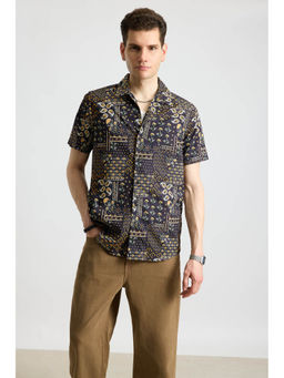 FREAKINS - Navy Gisela Men Resort Shirt