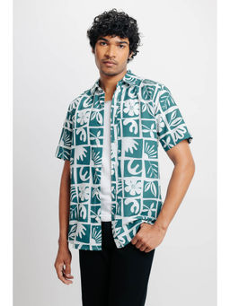 FREAKINS - Full Bloom Print Men Resort Shirt