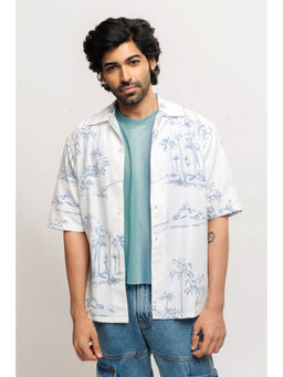 FREAKINS - Men Tropical Print Shirt