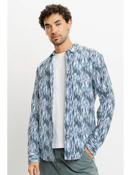 FREAKINS - Muted Stripes Full Sleeves Men Shirt