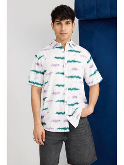 FREAKINS - Tie Dye Printed Men Resort Shirt