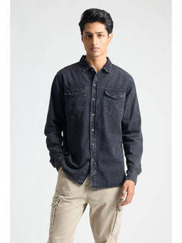 FREAKINS - Charcoal Black Men Shirt