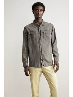 FREAKINS - Washed Grey Men Shirt